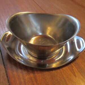 Stainless Steel Plate Tray Bowl 10 oz Tray Vintage WMF Used Cromargan Germany